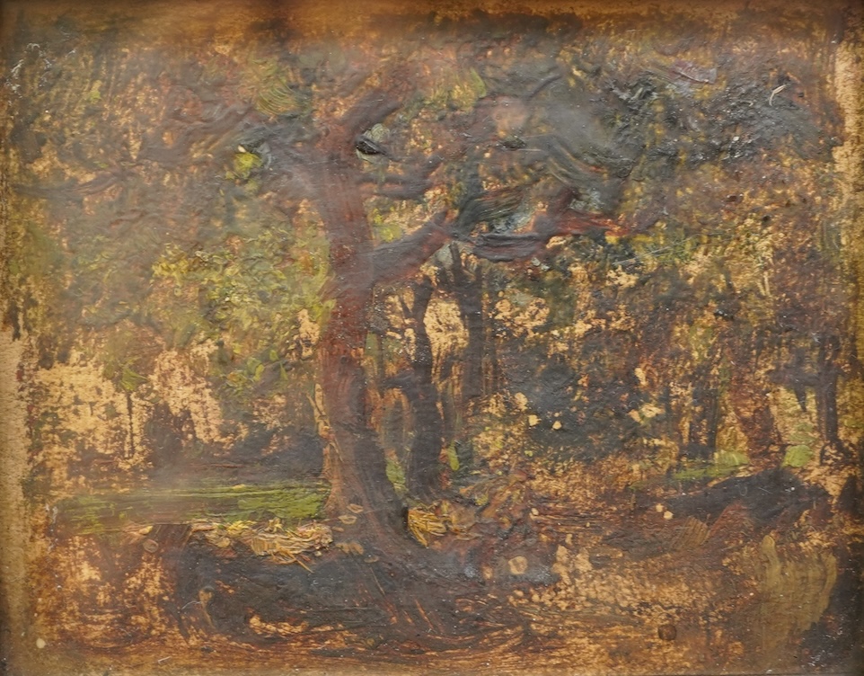 Sándor Brodszky, Hungarian (1819-1901), Landscape with trees